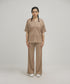 Women's Pleated Zip Set