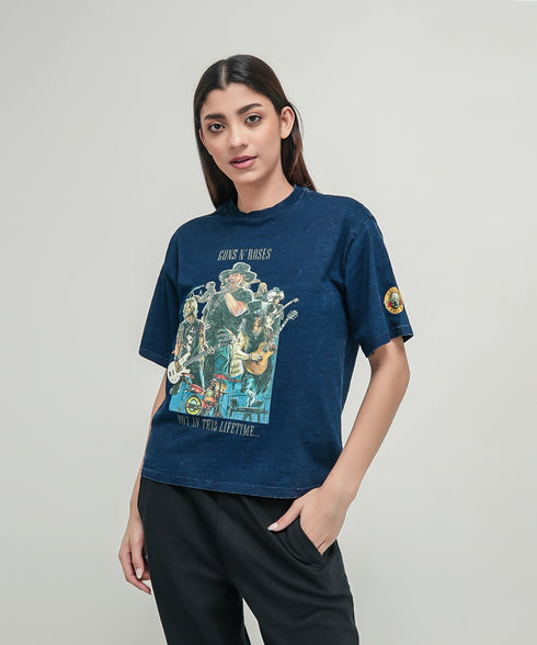 Women's Guns N Roses Oversized Tee