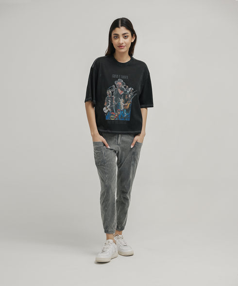 Women's Guns N Roses Oversized Tee