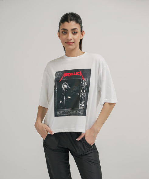 Women's Metallica Oversized Tee