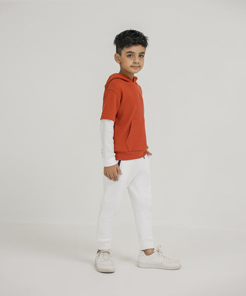 Kids' Waffle Knit Hoodie