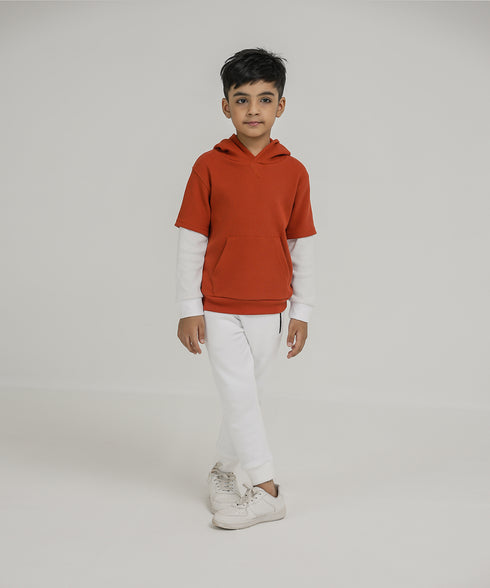 Kids' Waffle Knit Hoodie