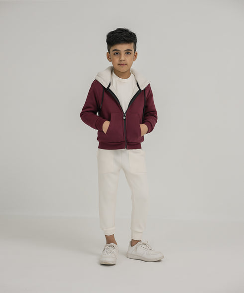 Boys' Sherpa Lined Hoodie