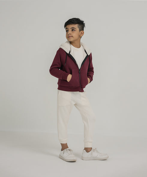 Boys' Sherpa Lined Hoodie