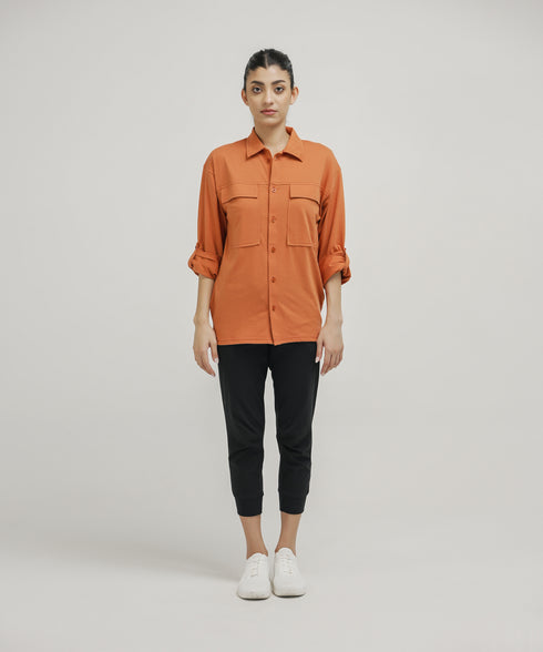 Women's Oversized Button Down Shirt