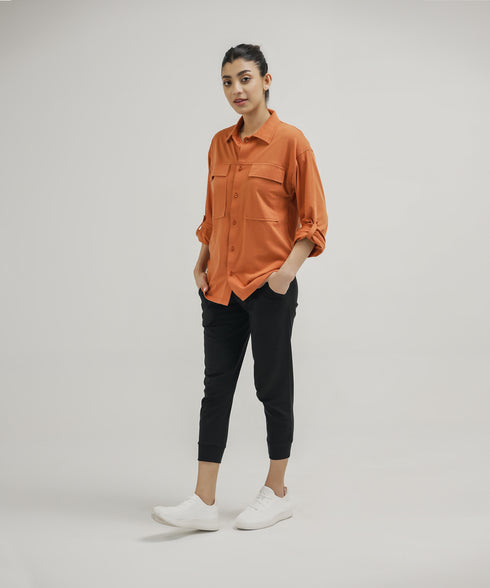 Women's Oversized Button Down Shirt