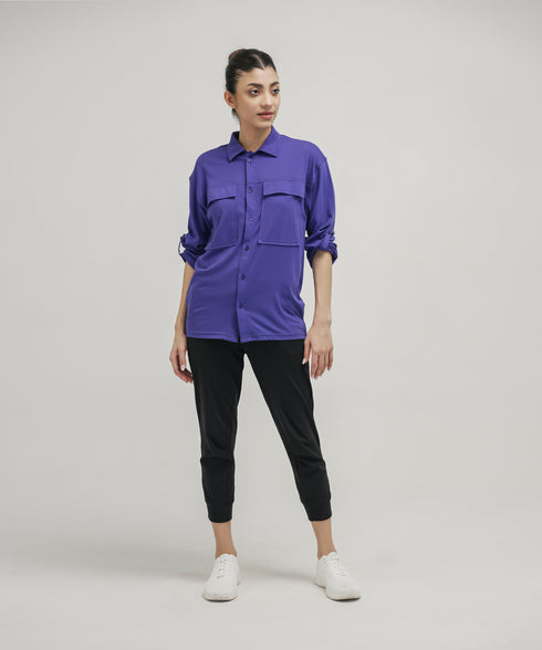 Women's Oversized Button Down Shirt