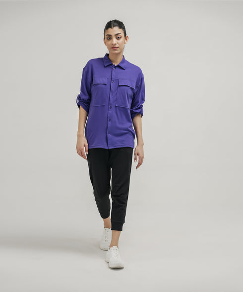 Women's Oversized Button Down Shirt
