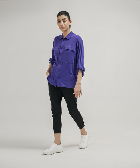 Women's Oversized Button Down Shirt
