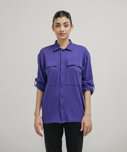 Women's Oversized Button Down Shirt