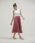 Women's Flared Midi Skirt