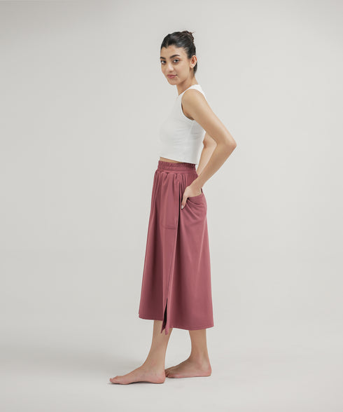 Women's Flared Midi Skirt
