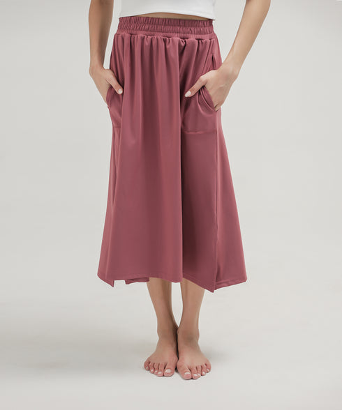Women's Flared Midi Skirt