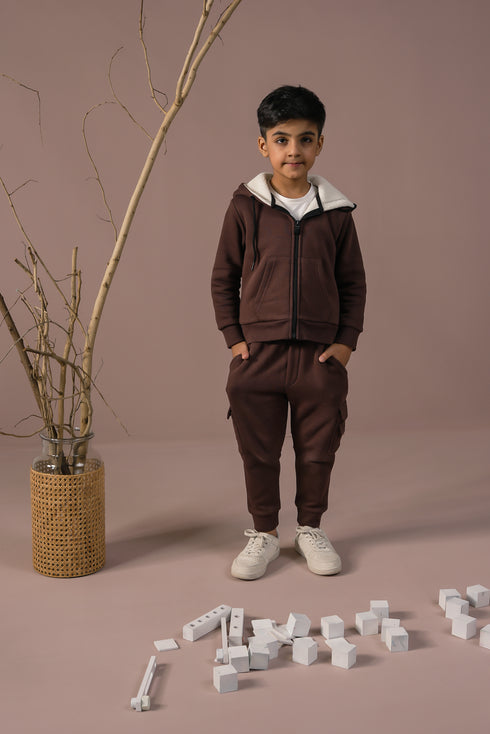 Boys' Sherpa Lined Hoodie