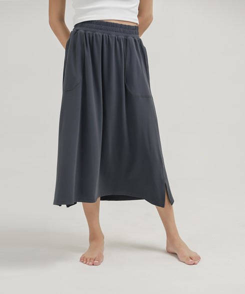 Women's Flared Midi Skirt