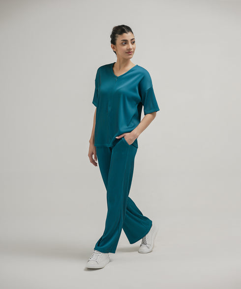 Women's Pleated Zip Set
