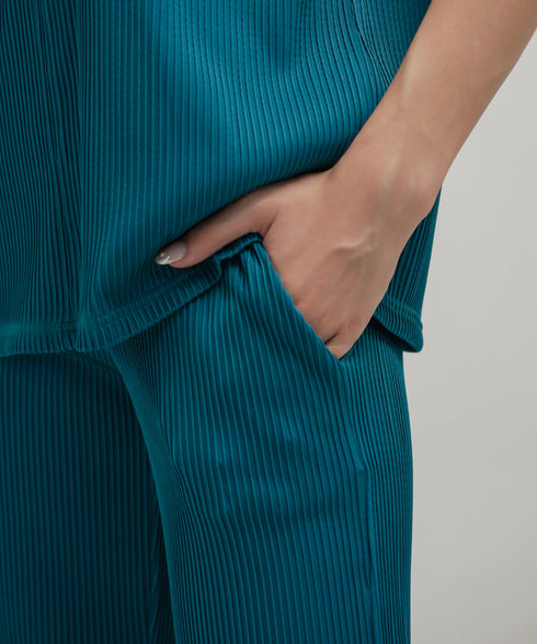 Women's Pleated Zip Set
