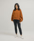Women's Cropped Oversized Sweatshirt