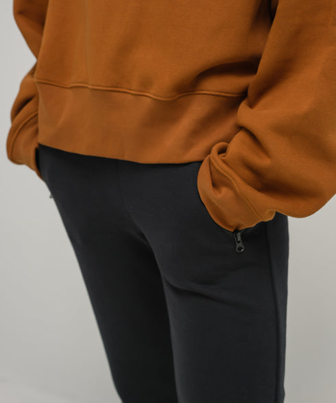 Women's Cropped Oversized Sweatshirt