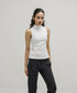 Women's Sleeveless Rib Turtleneck