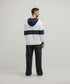 Men's Contrast Panel Hoodie