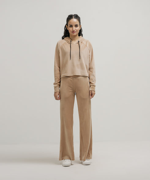 Women's Velour Flare Pants