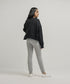 Women's Cropped Oversized Sweatshirt