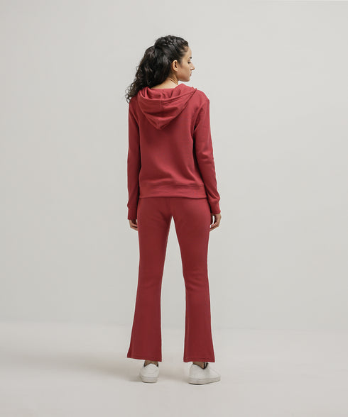 Women's Waffle Knit Hoodie