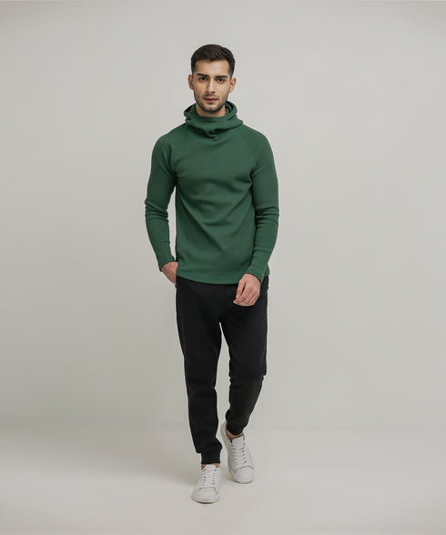 Men's Waffle Pullover Hoodie