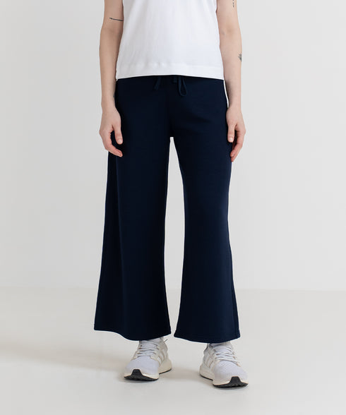 Women's LuxeStretch Cropped Wide Leg Pants