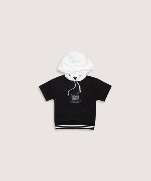 Boys' Contrast Hood Tee
