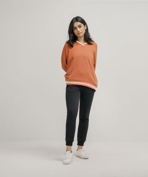 Women's Pocket Oversized Sweatshirt