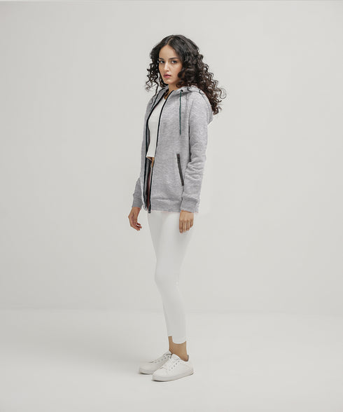 Women's Basic Zipper Hoodie