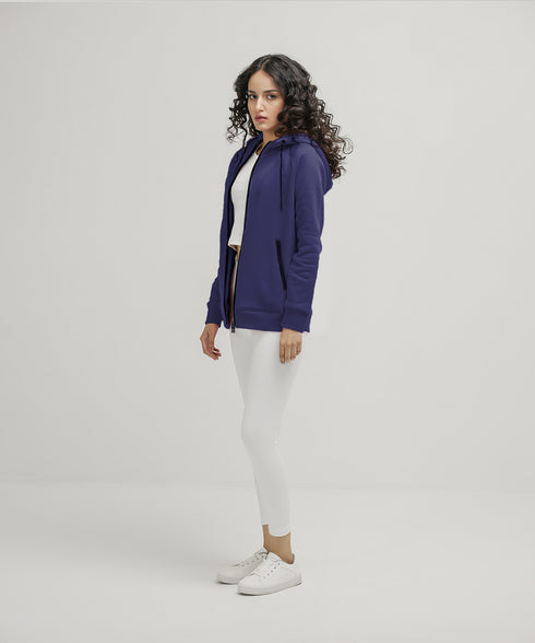 Women's Basic Zipper Hoodie