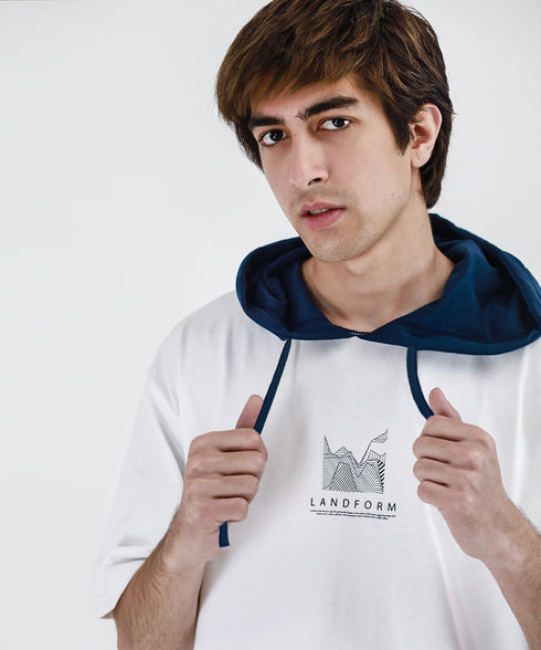 Men's Contrast Hood Tee