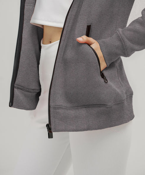 Women's Basic Zipper Hoodie