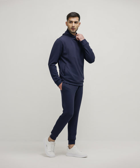 Men's LuxeStretch Mock Neck Hoodie