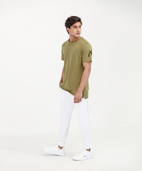 Men's Melange Graphic Tee