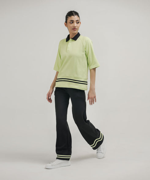 Women's Rib Polo Set