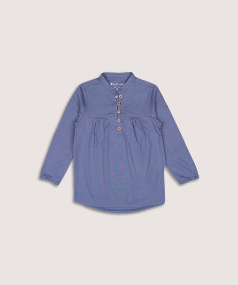 Girls' Loop Neck Tunic Shirt