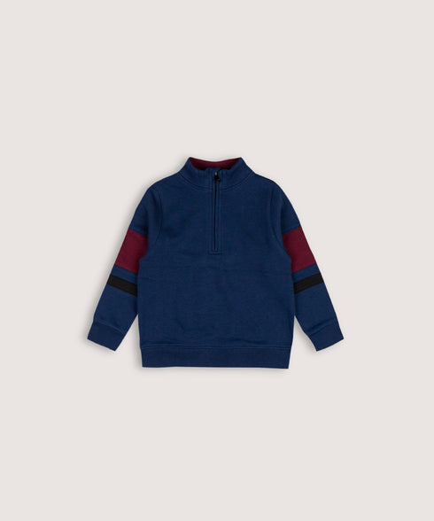 Boys' Mock Neck Sweatshirt
