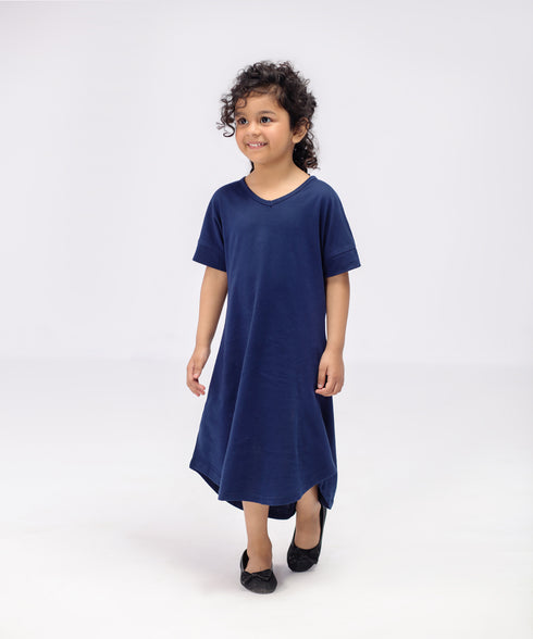 Girls' V-Neck Maxi Dress