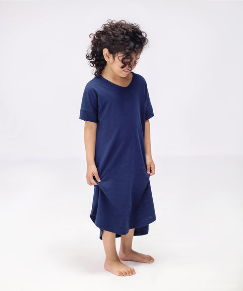 Girls' V-Neck Maxi Dress