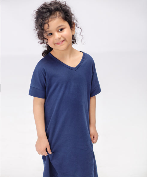 Girls' V-Neck Maxi Dress