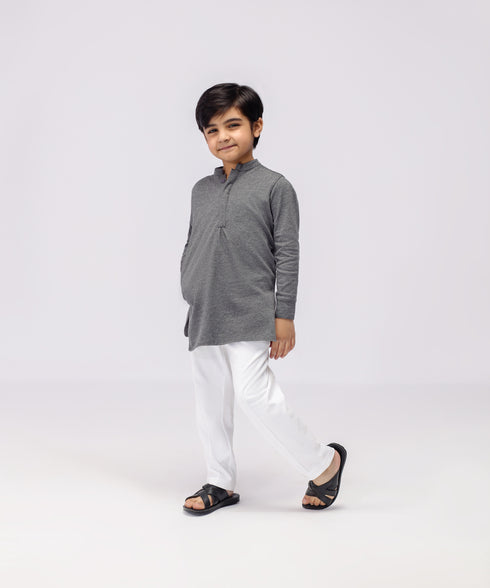 Boys'/Girls' Hidden Placket Tunic Shirt