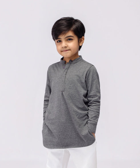 Boys'/Girls' Hidden Placket Tunic Shirt