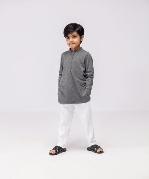 Boys'/Girls' Hidden Placket Tunic Shirt