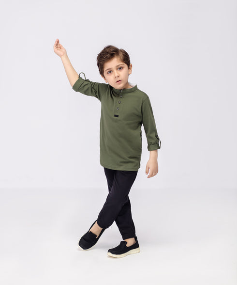 Boys'/Girls' Basic Tunic Shirt