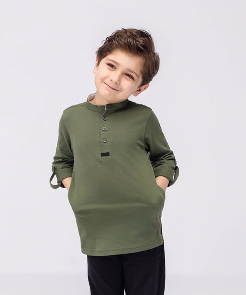 Boys'/Girls' Basic Tunic Shirt