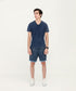 Men's Denim V-Neck Tee